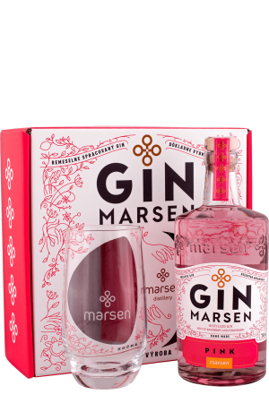 Marsen Gin Pink + Pohár