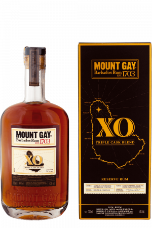 Mount Gay XO v Krabici