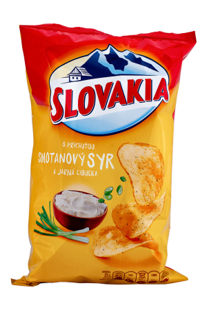 Slovakia Chips Smotanový Syr a Jarná Cibuľka